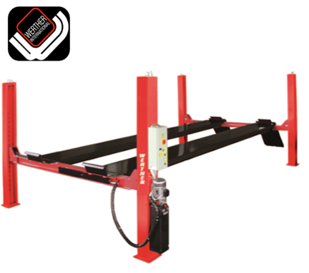 Elevador electrohidráulico 4 columnas 12ton.  412