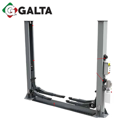 Elev. Electrohid. de 2 columnas sin base 4 ton. GT-TP 4.0 AIR M (Gama Económica)