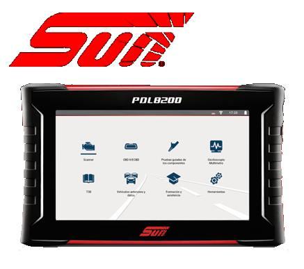 Equipo port&aacute;til de diagn&oacute;stico con Osciloscopio PDL8200